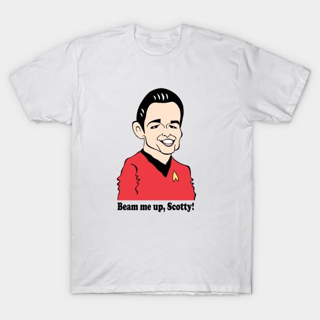 ENGINEER SCOTTY FAN ART T-Shirt by cartoonistguy